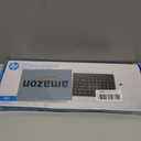 HP 230 Wireless Keyboard - Wireless Connection - Low-Profile, Quiet Design - Windows & Mac OS - Laptop, PC Compatible - Shortcut Keys & Number Pad - Long Battery Life (3L1E7AA#ABA),Black