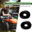 2 Pcs Flywheel Fan Replacement 794273 Lawn & Garden Equipment Engine Fly-wheel Cooling Fan Lawn Mower Engine Genuine Compatible with Briggs & Stratton 794273, 692592