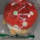 Nuokin Mushroom Plush Toys 12 inch Cute Stuffed Mushroom Pillow Stuffed Toy Birthday Present Home Decor Halloween for Kids (Red)