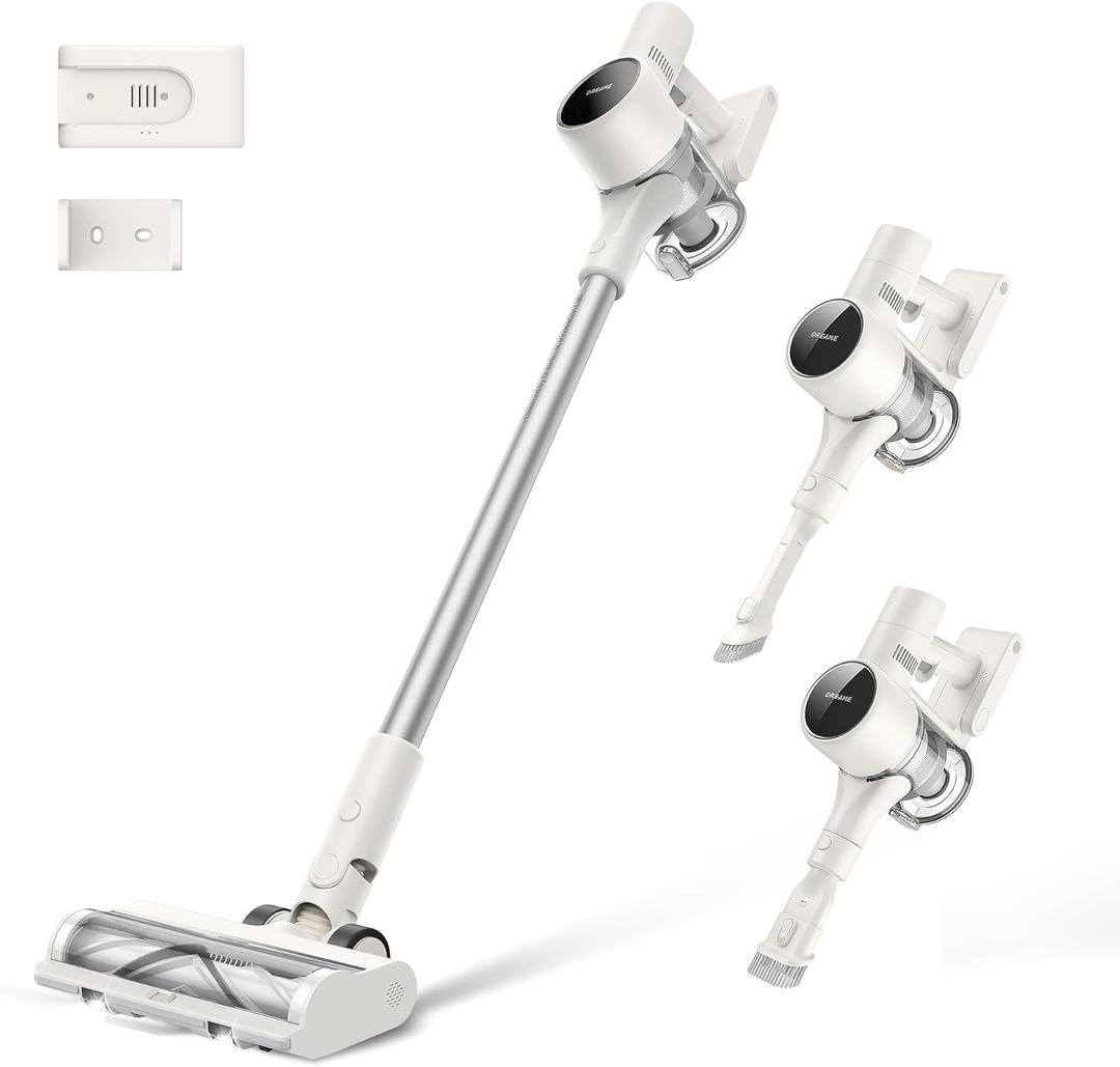 dreame Cordless Vacuum Cleaner R10 Pure, 120AW Powerful Suction, Stick Vacuum Cleaner for Home, Anti-Tangle, LED Headlights, Up to 60 Mins Runtime, Lightweight for Carpet, Hard Floor, Pet Hair