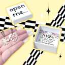 2 x Funny Mother's Day Gifts for Mom Wife Grandma Daughter Gigi from Son Daughter I Love You Thank You Mom Birthday Christmas Gifts Necklace Matchbox Gift