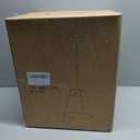 Modern Pendant Light Fixtures with 12" White Linen Fabric Shade, Adjustable Hanging Light Fixture,Drum Black Vintage Chandelier for Kitchen Island Bedroom Dining Room Foyer Entryway