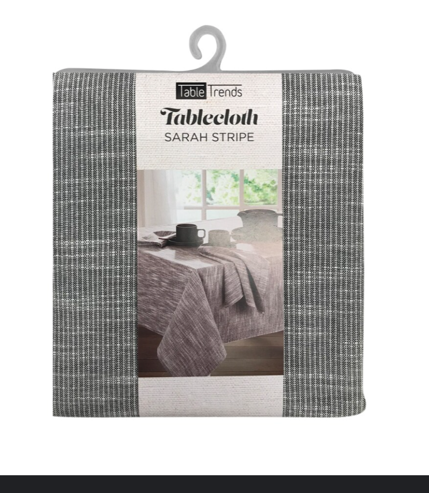 Arlee Home Fashions Table Trends Tablecloth - Sarah Stripe52 x 70 in
