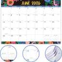 2 x Magnetic Calendar for Fridge - Magnetic Calendar 2026, Jan.2026 - Dec.2026, 8"  10", 2026 Calendar, Tear-off Pad, Blocks with Julian Dates - Floral