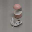 GAOY Mini UV Light for Gel Nails, Small Nail Cure Light, Eggshell LED Nail Lamp, USB Nail Dryer for Fast Curing, Pink