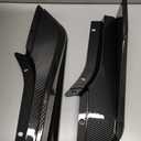 Carbon Fiber Front Bumper Lip Compatible with Corvette C8 2020-2026, Front Splitter Protector Body Kit