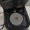 Single Serve One Cup Coffee Maker, for K Cups and Grounds, Mini Coffee Maker with Portable Handle, 6 to 12 Oz Brew Size, for Travel, Camping, Office, RV and Dorm, 120V, Black and Gold