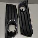 2-Pack Fog Light Cover Grilles Left and Right Side Replacement for 2009-2012 A4 B8 A4L