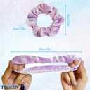 Frozen Princess Elsa Hair Accessory 5 Pcs Set - 1 Regular 9 inch Frozen Hairbrush & 4 Frozen Scrunchies - Detangling Brush & Elastic Hair Ties Ropes for Girls, Ages 3+