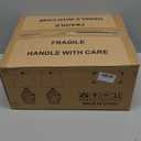 Rustic Farmhouse Table Lamps Set of 2 Small 21" Country Cottage Coastal Bedside Lamps with Retro White Finish for Bedroom or Living Room Nightstands (Bulbs Not Included)