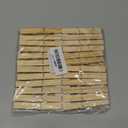 Wood Clothes Pin,Natural Birchwood Clothespins,Strong Grip,Heavy Duty Outdoor Clothes Clips for Hanging Clothes, Art, Crafts, Photo Displays,3.55 Inch,Pack of 24