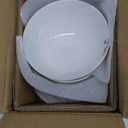 MALACASA Small Bowls, 14 Ounce Ice Cream Bowl, Stoneware Dessert Bowls Set of 4 with for Snack, Chip, Fruits, Side Dishes - 4.5 Inch, Arctic White k