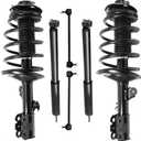 SCITOO - (6pcs) Front Strut Spring Assembly Rear shock absorber Stabilizer Bar Link fit for 1998-2003 for Toyota Sienna