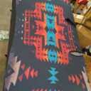 Navajo Print Car Bench Protector Toop cover Southwestern Style Back Seat Covers for Kids Dogs Washable Auto Seat Cushion Fits Most Vehicles for Women Girls, (Only Top Cover)