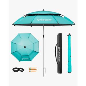 Outdoor Umbrellas for Patio 4FT Patio Table Umbrella with Tilt, UPF50+ UV Protection, High Black Coated, with Carry Bag, Great for Beach, Camping, Picnic, Backyard Outdoor Umbrellas for Patio 4FT Patio Table Umbrella with Tilt, UPF50+ UV Protection, High Black Coated, with Carry Bag, Great for Beach, Camping, Picnic, Backyard