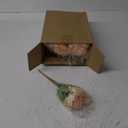 Tigeen Artificial Flowers Artificial Peonies Silk Flowers Faux Peony Fake Peony Silk Hydrangea Bouquet for Wedding Table Centerpiece Floral Vase Decor(Orange,12 Bundles)