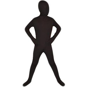Seeksmile Kids Costume Full Body Zentai Suit (Large, Black)