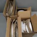 Gibson Home Oslo Porcelain Chip and Scratch Resistant Dinnerware Set, Service for 4 (16pcs), Ceramic Plates and Bowls Dishes Sets, White - Microwave and Dishwasher Safe