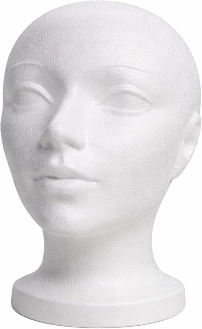 Styrofoam Mannequin Wig Head