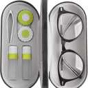 2 in 1 Double Use Portable Glasses Case Set Compatible with Contact Lens and Eyeglasses Case