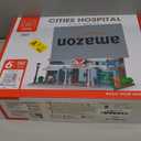 NEWABWN City Hospital Building Set Compatible with Lego, 1350 Pieces Modular 3-Story Medical Center with LED Lighting, Building Set for Adults and Kids Ages 10+, Gift for Boys and Girls