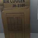 Uthfy Swamp Cooler Air Conditioner, Evaporative Air Cooler with 5.3 Gallon Water Tank, 4 Ice Box, Remote, 12H Timer, 120°Oscillation, Portable Cooling Fan with 3 Speeds for Bedroom Home Office