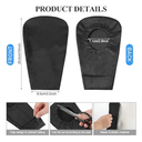 2 Pcs Black Ostomy Bag Cover Ostomy Pouch Cover Odor Control Stretchy Bag Washable Pouch Liner for Women Men Lightweight Care Protector Protective(2.8 Inch Diameter)