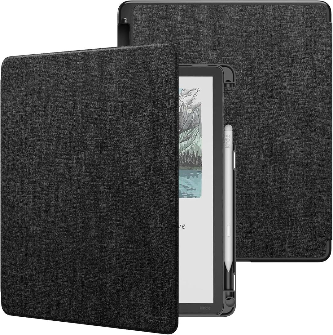3 x MoKo Case for 11" Kindle Scribe 3rd & Scribe Colorsoft 2025, Denim Black | with Pen Holder, Lightweight Shell Sleek Cover, Auto Wake/Sleep, Slim & light weight