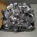 SINTENILL 5 FT Pop Up Christmas Tree with Timer Lights and Decorations, Silver Artificial Tinsel Christmas Tree with 24 Ball Ornaments, Collapsible Pencil Tree for Home, Office, Holiday Party