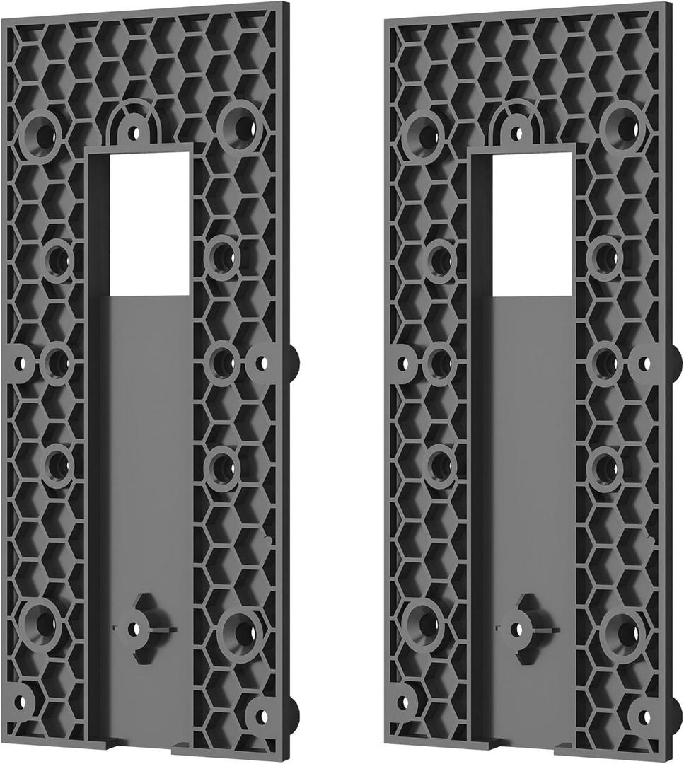 No-Drill Adhesive Doorbell Mount Compatible with Ring Video Doorbell 4 /Battery Doorbell Plus/Pro, Door Mounting Holder Bracket Accessories for Apartments Office Houses (2 Pack)