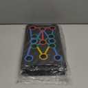 Solid Push Up Board 15 in 1 Home Workout Equipment Multi-Functional Pushup Stands System Fitness Floor Chest Muscle Exercise Professional Equipment Burn Fat Strength Training Arm Men & Women Weights (M2-Black Handle)