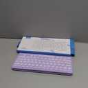 OMOTON Bluetooth Keyboard Compatible with iPad A16 11th 10th Generation, iPad 10.2 (9th/8th/7th), iPad Pro 13/12.9/11 inch, iPad Air/Mini and More iOS Devices, Purple