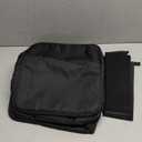 YOREPEK 2 Layer Golf Trunk Organizer, Golf Gifts for Men with Separate Ventilated Compartment for 2 Pair Shoes, Waterproof Car Trunk Locker for Balls, Tees, Clothes, Gloves, Gifts for Golfers (Standard-Black)