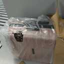 BAGSMART Carry-On Luggage 20" Expandable Spinner 22x14x9,Rose Gold