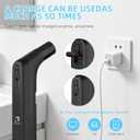 LUOOV Electric Rechargeable Handheld Personal Travel Bidet Portable for Toilet,Bathroom and Outdoor Hiking Strong - Soft Pressure Options Refreshing Clean with 2.3L Water Storage (Black 2.3L)