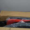 Sweetcrispy Computer Gaming Chair - PU Leather Ergonomic Lumbar Support with Flip-up Armrest and 360° Swivel Wheels, Height Adjustable Task Home Office Desk Video Racing, Red