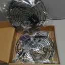 Smart Christmas Ball Lights, 12 Inch Outdoor/Indoor Hanging Tree Lights App Control, DIY RGB Colors, Music Sync, Timer LED Foldable Metal Sphere Light for Holiday Decor, Patio, Wedding Decor