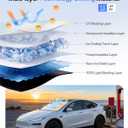 Windshield Sun Shade for Sedans, SUVs & Trucks, Fit for Toyota, Chevr, Honda, Nissan & More | Multi-Layer UV Block & Heat Insulation | Keeps Car Cool & Protects Interior, Easy Storage with Bag