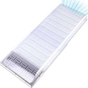 Magnetic Air Vent Extender for Under Furniture with 5 Secured Neodymium Magnets Floor Register Extends from 17" Up to 33", Floor Vent Deflectors for Home Floor Magnetic Air Vent Extender for Under Furniture with 5 Secured Neodymium Magnets Floor Register Extends from 17" Up to 33", Floor Vent Deflectors for Home Floor