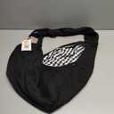 Tomkas Small Dog Sling Carrier - Zipper Pocket & Classic Strap - for 3-10 lbs Pets(Black)