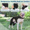 Dog Knee Brace for Torn ACL Hind Leg, Dual-Leg Hinged CCL Knee Support Harness for Dogs Helps with Torn CCL Arthritis Ligament Injury Hip Dysplasia, XXL