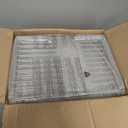 Laveshop Dish Drying Rack, 304 Stainless Steel Expandable Dish Drainer for Kitchen Counter, Space-Saving with Utensil Holder, Gray