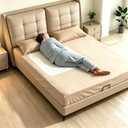 Extra Firm Mattress Topper for Lumbar Support and Back Pain Relief, 27.5 x 21.6 x 0.2 inches