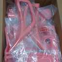 JeCar Exterior Trim Kits Door & Hood Hinge Covers Door Handle Side Vent Tailgate Hinge Trim Covers Exterior Accessories Compatible with Jeep Wrangler JL JLU 2018-2023 2/4 Doors, Pink