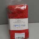 Blue Needles Set of 12 Hemstitch Linen Napkins 100% Cotton Red Cloth Dinner Napkins 18x18 Inches, Soft, Reusable, Absorbent, Washable, Ideal for Valentine's Day Events, Parties & Everyday Use