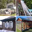 Clear Tarp,3x6ft Clear Tarps Heavy Duty Water Resistant with Reinforced Edge,14Mil Thickened Transparent Tear Resistant Water Resistant PVC Vinyl Tarp Enclosure for Patio,Greenhouse Outdoor