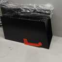 Mailbox,with Mounting Post,Comes with 4 Keys, Mailboxes for Outside,Locking Mailbox,Large,Black,Metal Mail Box,Heavy Duty,