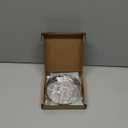 Helunsi Ceiling Canopy Kit, Silver Chandelier Pendant Light Canopy Kit, 4-3/4 Inch Ceiling Light Cover Plate with DIY Lamp Hook, Hanging Lamp Fixture Plate Base - Rated 20lbs