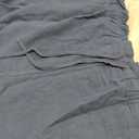 Evervibe 2 Pack Women's Linen Shorts L-5xl Plus Size with Pockets Cotton Drawstring High Waist Wide Leg Casual Summer Shorts(Black, Navy, 4X-Large)