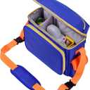 Carrying Case for Little Tikes Story Dream Machine, Travel Storage Bag for Story Books and Characters with Shoulder Strap, 2 Layers (Blue)